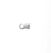 Leather Crimps – Small – 8×4mm – Nickel Colour (100pcs)